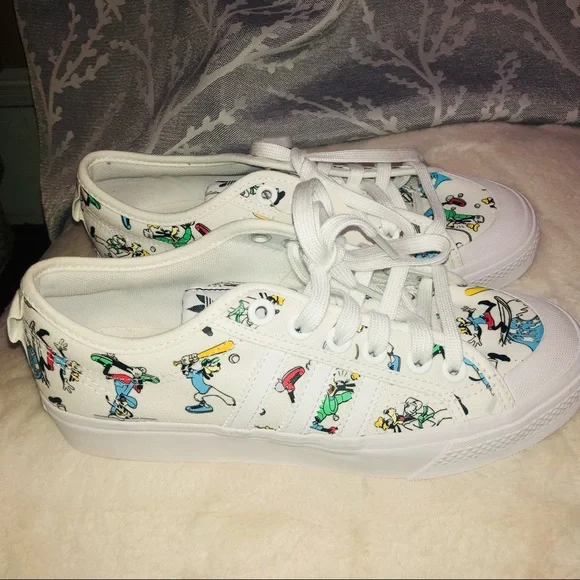Adidas Original Nizza x Disney Goofy Sneakers - Picture 2 of 4